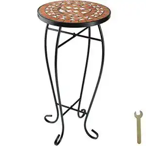 Mosaiktisch TecTake 800571 Mosaik Blumenhocker, rund, Ø 30cm