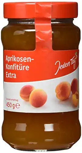 Die beste Aprikosenmarmelade Jeden Tag Konfitüre extra Aprikose, 450 g 2026 Test Bestseller Aprikosenmarmelade Jeden Tag Konfitüre extra Aprikose, 450 g