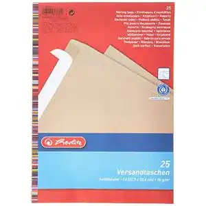 Briefumschlag A4 Herlitz Versandtasche C4 90 g Haftklebend