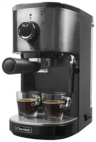 Bestron-Kaffeemaschine Bestron Espressomaschine für 2 Tassen