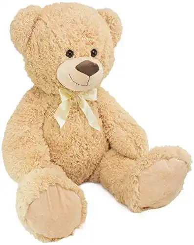 Die beste Riesen-Teddy Brubaker XXL Teddybär 100 cm groß Beige 2026 Test Bestseller Riesen-Teddy Brubaker XXL Teddybär 100 cm groß Beige
