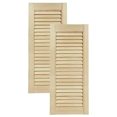 Lamellentüren DecoMeister Lamellentür Holz Möbeltür Kiefer