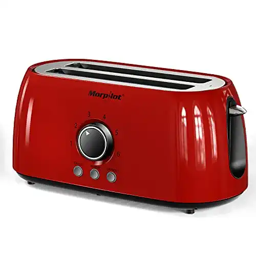 Die beste Doppel-Langschlitztoaster morpilot, 6 Stufen, Led Anzeige 2026 Test Bestseller Doppel-Langschlitztoaster morpilot, 6 Stufen, Led Anzeige