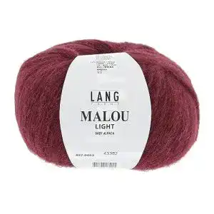 Lang-Yarns-Wolle Lang Yarns Malou Light 062 crimson 50g