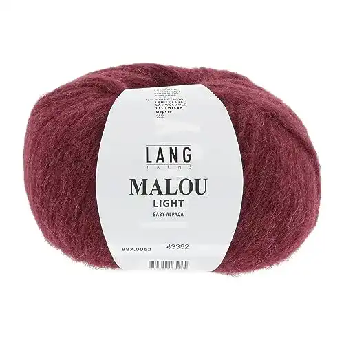 Lang-Yarns-Wolle Lang Yarns Malou Light 062 crimson 50g