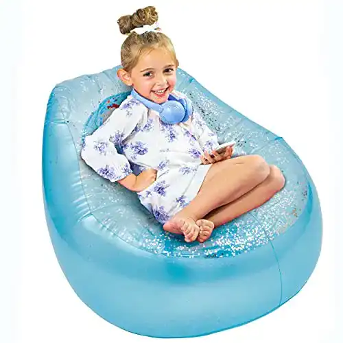 Aufblasbarer Sessel Disney Frozen Kinder Aufblasbarer Glitzerstuhl
