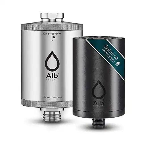 Duschfilter Alb Filter ® Balance für gesunde Haut & Haare Edelstahl
