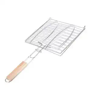 Fischbräter Fablcrew Grillguthalter mit Griff Edelstahl BBQ