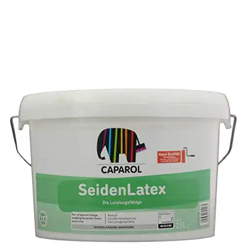 Latexfarbe Caparol Seidenlatex Weiß, 2,5L