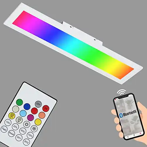 LED-Deckenpanel BRILONER Leuchten LED, 18W, dimmbar, weiß