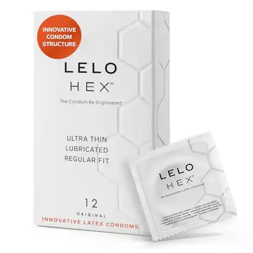 Extra dünne Kondome LELO HEX Original Ultradünne Kondome