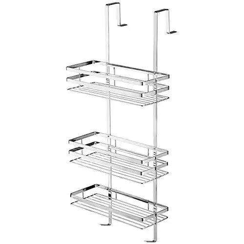 Duschablage MCTECH Küchenwagen, aus Chrom, 3 Böden