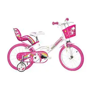 Kinderfahrrad Dinobikes Dino Bikes 164R-UN Fahrrad, Weiß/Pink