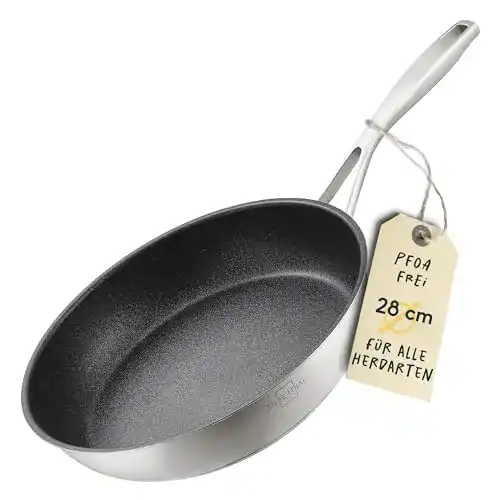 Ofenfeste Pfanne SILBERTHAL Bratpfanne Induktion 28 cm