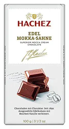 Hachez-Schokolade Hachez Edel Mokka-Sahne, 100 g
