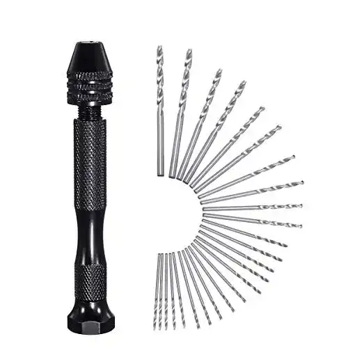 Handbohrer GOCHANGE 26 Stück Spiralbohrer Bits, Werkzeuge