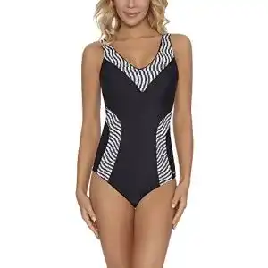 Badeanzug aQuarilla Damen Roma (Schwarz, 38)