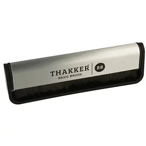 Schallplattenbürste Thakker Basic Brush, Antistatik mit Kohlefaser