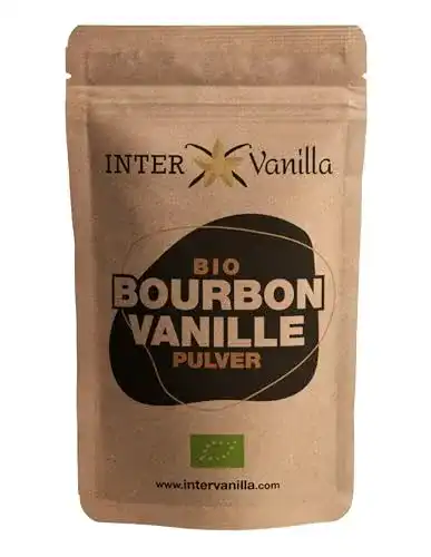 Vanillepulver InterVanilla BIO Bourbon gemahlene Vanille, 25 g