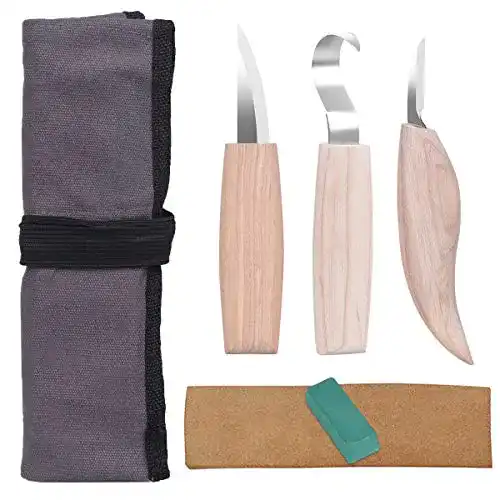 Die beste Schnitzwerkzeug SanGlory Holz- Set, 3PCS Holz Schnitzmesser 2026 Test Bestseller Schnitzwerkzeug SanGlory Holz- Set, 3PCS Holz Schnitzmesser
