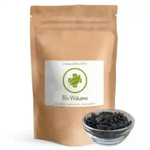 Wakame vitalundfitmit100 Bio Flocken, 25 g, Braunalge, getrocknet