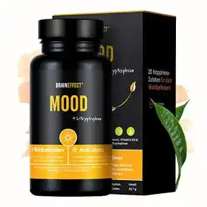 Natürliche Stimmungsaufheller BRAINEFFECT MOOD, 90 Kapseln