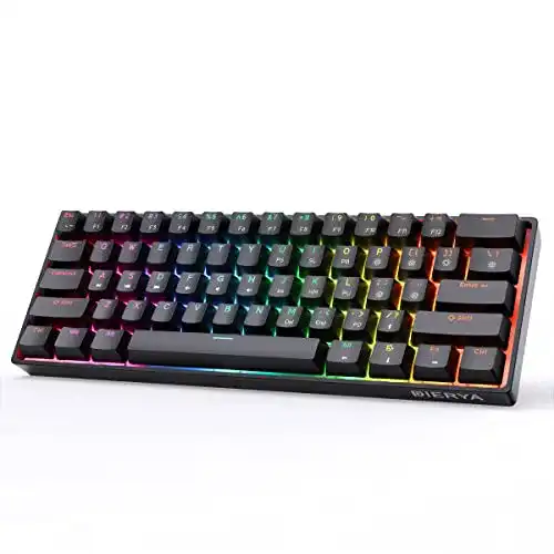 Mini-Gaming-Tastatur Dierya DK61E 60% Mechanisch