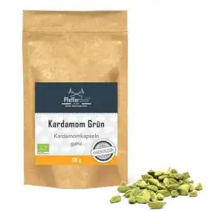 Kardamom (ganz) Pfefferdieb Wilder Grüner Kardamom ganz, 100g