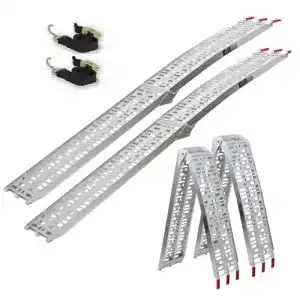 Auffahrrampe TRUTZHOLM ® 2X 680 kg Faltbare ALU Rampen klappbar