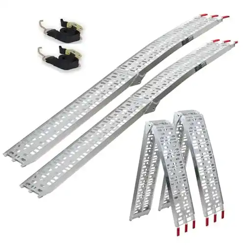 Auffahrrampe TRUTZHOLM ® 2X 680 kg Faltbare ALU Rampen klappbar