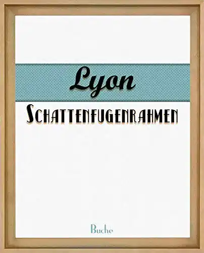 Schattenfugenrahmen Homedeco-24 Lyon 50×70 cm Buche Dekor