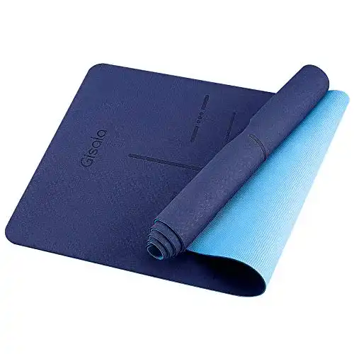 Yogamatte TPE GISALA Yogamatte Yoga Matte rutschfest