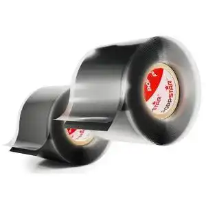 Selbstverschweißendes Klebeband POPPSTAR 2x3m, schwarz
