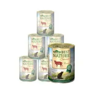 Katzenfutter Senior Dehner Best Nature, Lamm und Weizenkleie