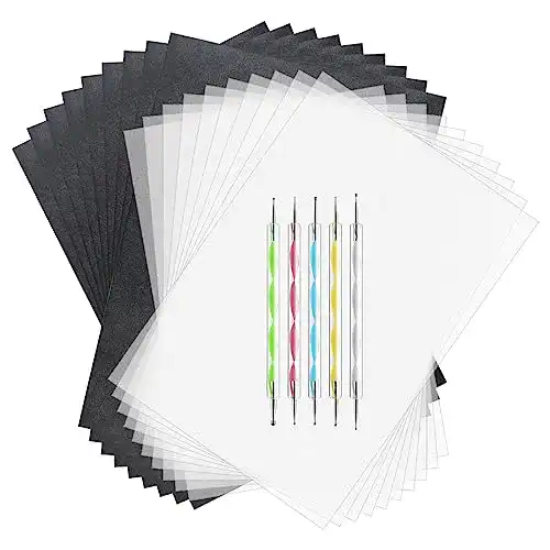 Kohlepapier ASTARON und Pauspapier, 150 Blatt schwarz