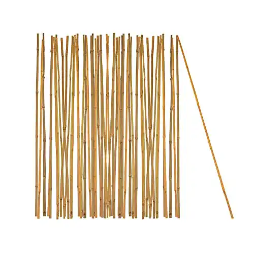 Bambusstäbe BigDean 50x Pflanzstab Bambusstab 105 cm