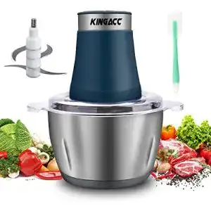 Gemüsezerkleinerer KingAcc 300W Zerkleinerer Küche Elektrisch
