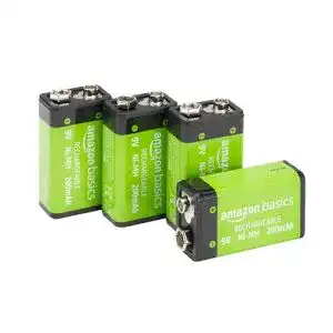 9V-Akku Amazon Basics – 9-V-Zellen, wiederaufladbare Batterien