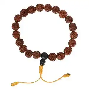 Rudraksha BUDDHAFIGUREN/Billy Held Hand-Mala mit Beads