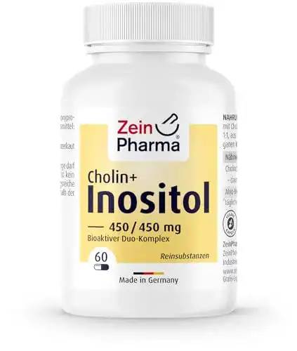 Die beste Inositol ZeinPharma Cholin- Kapseln 450/450 mg (60 Stück) 2026 Test Bestseller Inositol ZeinPharma Cholin- Kapseln 450/450 mg (60 Stück)