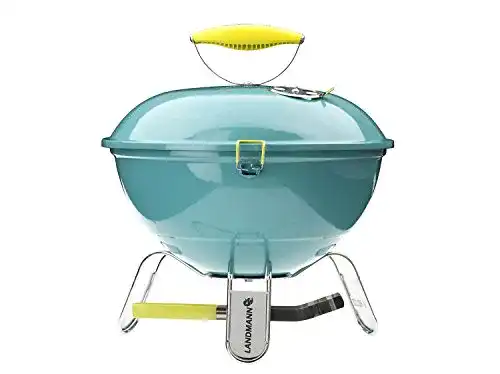 Landmann-Grill Landmann Holzkohle-Kugelgrill Piccolino, Türkis