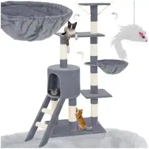 Tectake-Kratzbaum tectake Kratzbaum, Katzenbaum für Katzen