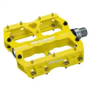 Reverse-Pedale Reverse Escape Flat Fahrrad Pedal gelb