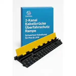 Kabelbrücke ONPIRA 2 Kanal Überfahrschutz Kabelkanal Brücke