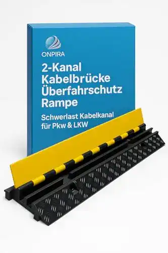 Kabelbrücke ONPIRA 2 Kanal Überfahrschutz Kabelkanal Brücke