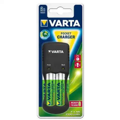 Varta-Ladegerät Varta Akku Ladegerät, inkl. 4X AA 2100mAh