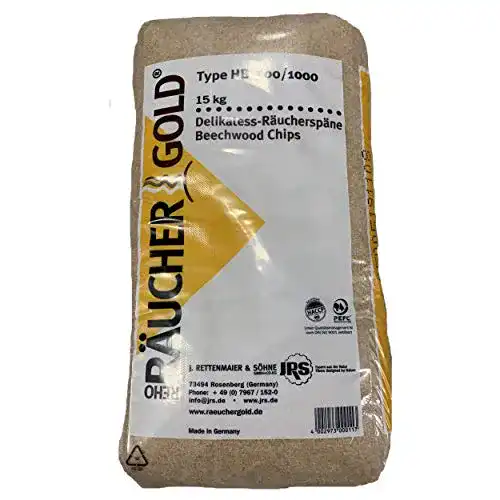Räuchermehl Räuchergold RÄUCHERGOLD® 15kg Buchenholz