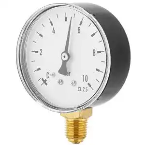 Manometer Walfront 0-10 Bar Meter Side Mount Pneumatisch