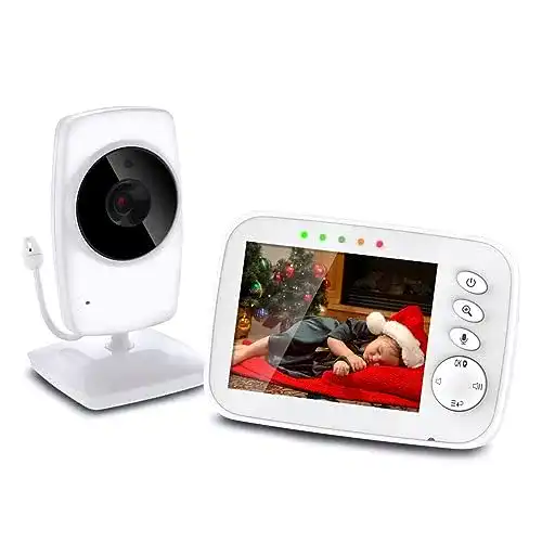 Babyphone mit Kamera NWOUIIAY Baby Phone 3,2-Zoll