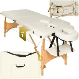 Massageliege TecTake Mobile 2 Zonen höhenverstellbar + Tasche